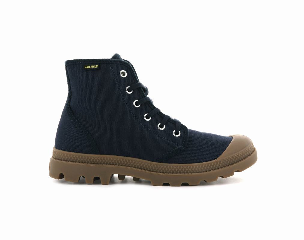 Palladium Pampa Hi Originale Mens Boots Dark Blue Australia [SKAGXE-598]